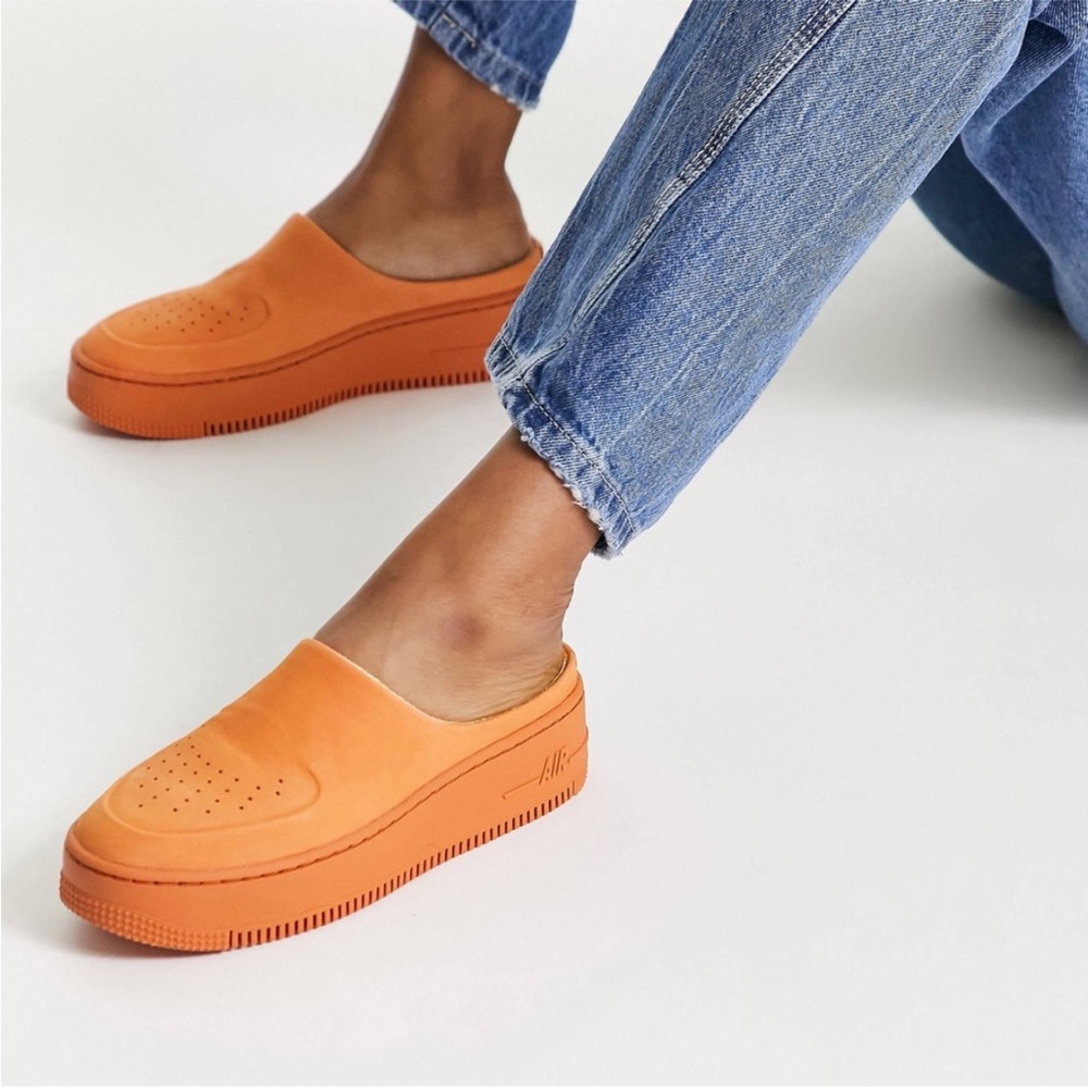 🍊 Orange Air Force 1 Lover XX Loafers Sz 8.5